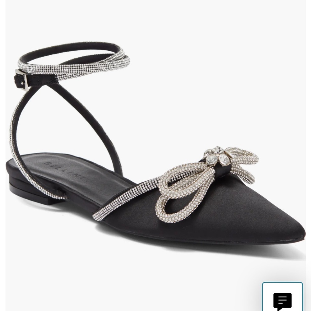 Billini Lainie Crystal Bow Flat - Picture 2 of 6